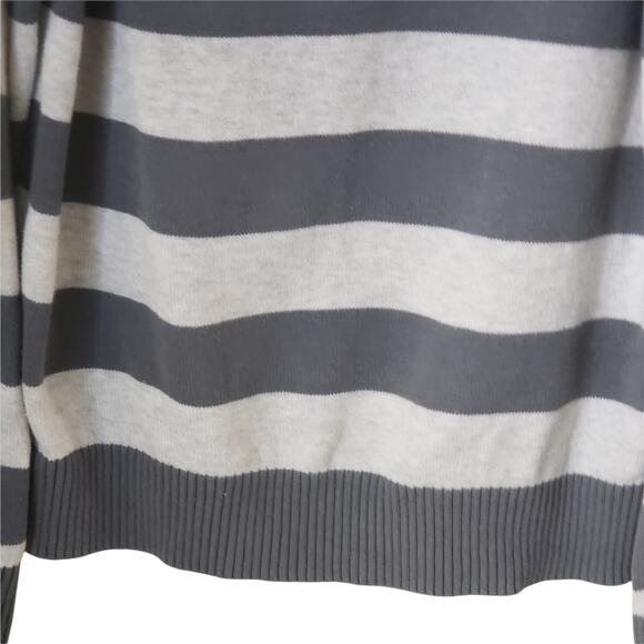 2 FOR $5 SALE Girl's Gray Striped Sweater Medium (7/8) - Picture 4 of 6